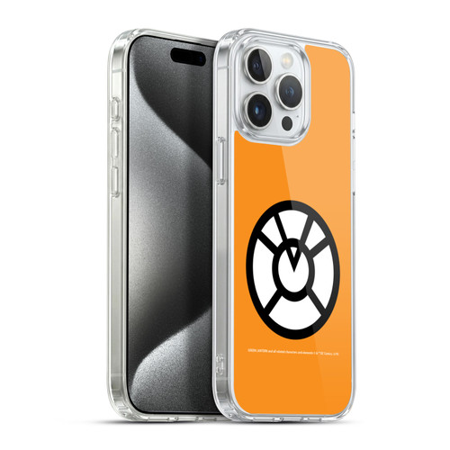 Green Lantern DC Comics Lantern Corps Orange Soft Gel Case for Apple iPhone 15 Pro Max & MagSafe