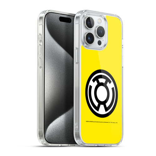 Green Lantern DC Comics Lantern Corps Sinestro Soft Gel Case for Apple iPhone 15 Pro Max & MagSafe