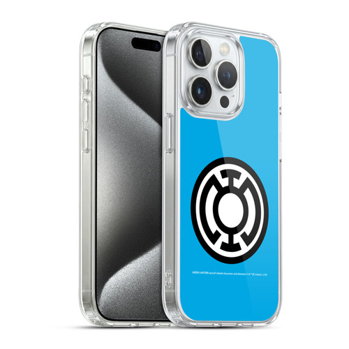 Green Lantern DC Comics Lantern Corps Blue Soft Gel Case for Apple iPhone 15 Pro & MagSafe