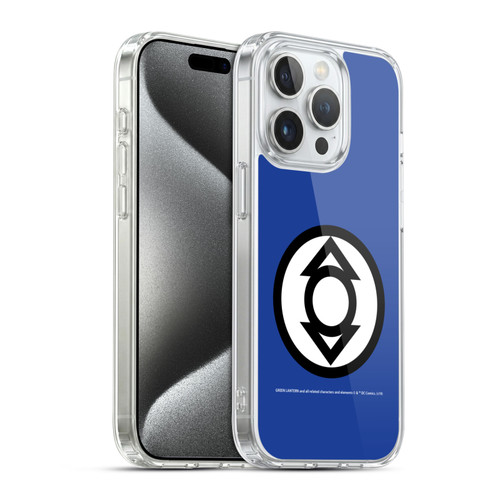 Green Lantern DC Comics Lantern Corps Indigo Soft Gel Case for Apple iPhone 15 Pro & MagSafe