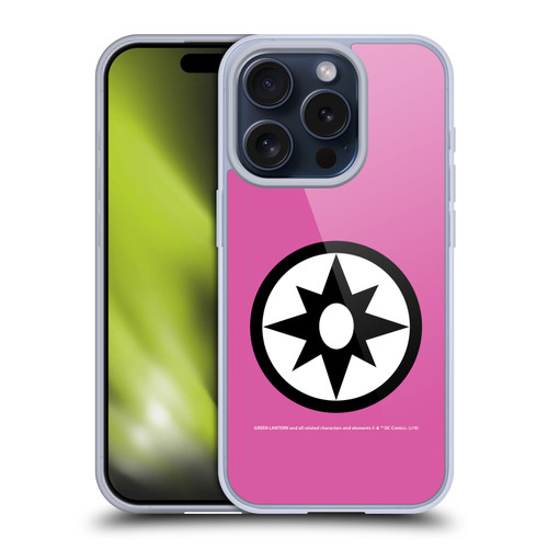 Green Lantern DC Comics Lantern Corps Star Sapphires Soft Gel Case for Apple iPhone 15 Pro