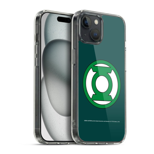 Green Lantern DC Comics Logos Classic 2 Soft Gel Case for Apple iPhone 15 Plus & MagSafe