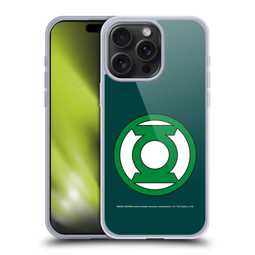 Green Lantern DC Comics Logos Classic 2 Soft Gel Case for Apple iPhone 15 Pro Max