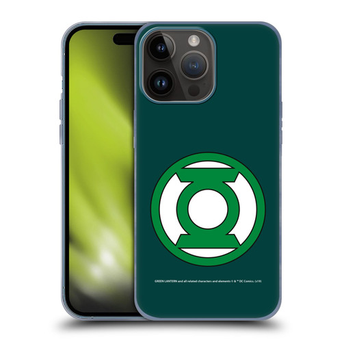 Green Lantern DC Comics Logos Classic 2 Soft Gel Case for Apple iPhone 15 Pro Max