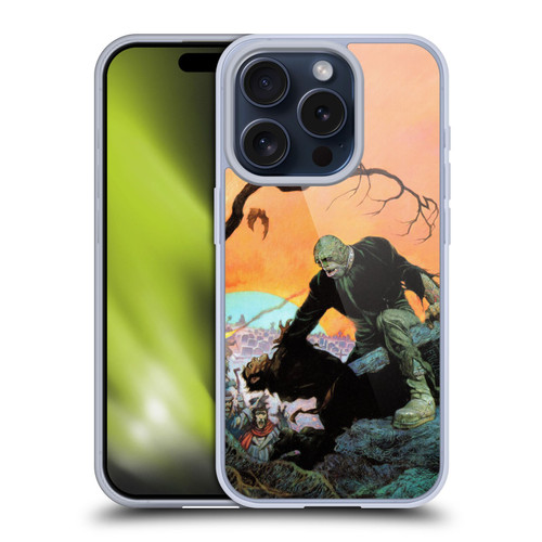 Frank Frazetta Medieval Fantasy Zombie Soft Gel Case for Apple iPhone 15 Pro