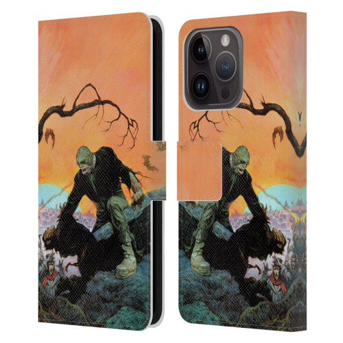 Frank Frazetta Medieval Fantasy Zombie Leather Book Wallet Case Cover For Apple iPhone 15 Pro
