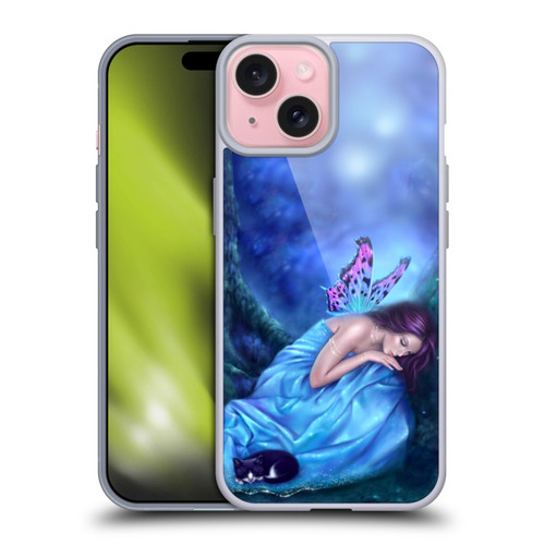 Rachel Anderson Fairies Serenity Soft Gel Case for Apple iPhone 15