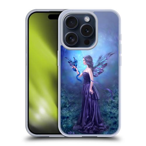 Rachel Anderson Fairies Iridescent Soft Gel Case for Apple iPhone 15 Pro