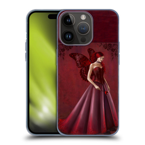 Rachel Anderson Fairies Queen Of Hearts Soft Gel Case for Apple iPhone 15 Pro