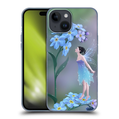 Rachel Anderson Pixies Forget Me Not Soft Gel Case for Apple iPhone 15