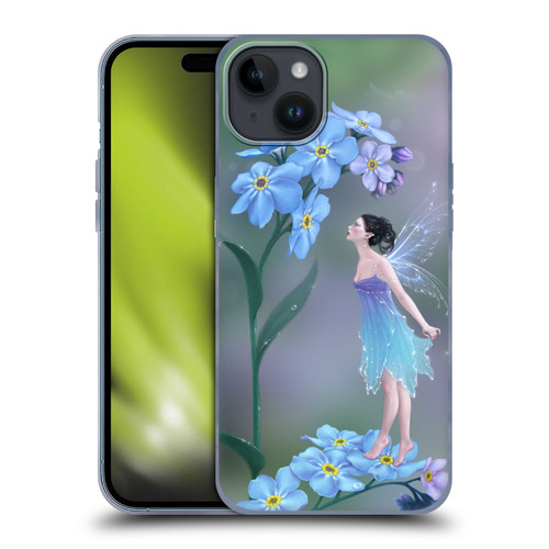 Rachel Anderson Pixies Forget Me Not Soft Gel Case for Apple iPhone 15 Plus