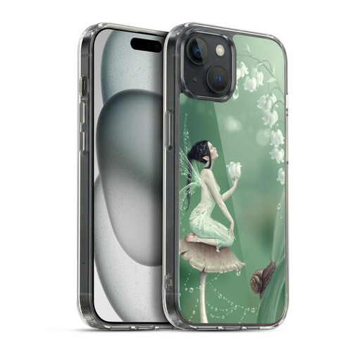 Rachel Anderson Pixies Lily Of The Valley Soft Gel Case for Apple iPhone 15 Plus & MagSafe