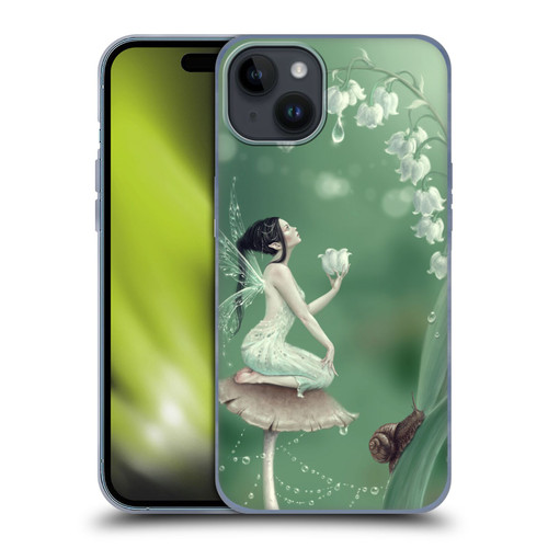 Rachel Anderson Pixies Lily Of The Valley Soft Gel Case for Apple iPhone 15 Plus