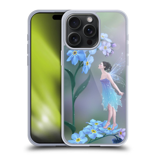 Rachel Anderson Pixies Forget Me Not Soft Gel Case for Apple iPhone 15 Pro Max