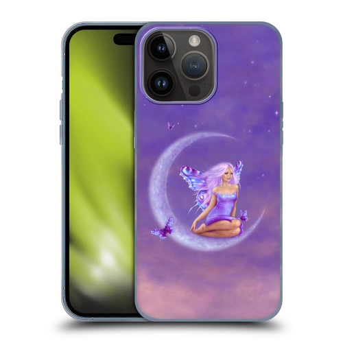Rachel Anderson Pixies Lavender Moon Soft Gel Case for Apple iPhone 15 Pro Max