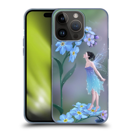 Rachel Anderson Pixies Forget Me Not Soft Gel Case for Apple iPhone 15 Pro