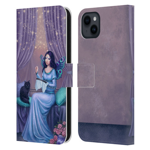 Rachel Anderson Fairies Ariadne Leather Book Wallet Case Cover For Apple iPhone 15 Plus