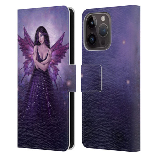 Rachel Anderson Fairies Mirabella Leather Book Wallet Case Cover For Apple iPhone 15 Pro