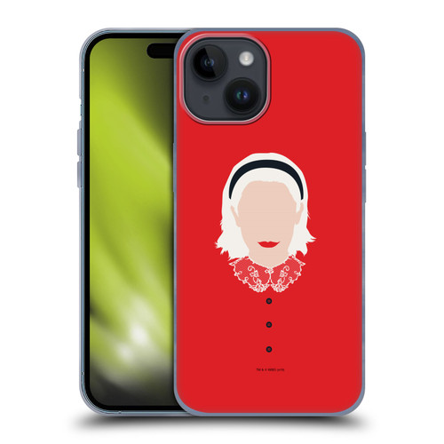 Chilling Adventures of Sabrina Graphics Red Sabrina Soft Gel Case for Apple iPhone 15