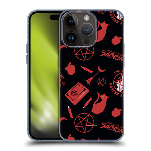 Chilling Adventures of Sabrina Graphics Black Magic Soft Gel Case for Apple iPhone 15 Pro