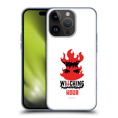 Chilling Adventures of Sabrina Graphics Witching Hour Soft Gel Case for Apple iPhone 15 Pro