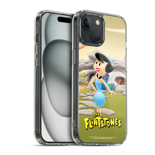 The Flintstones Characters Betty Rubble Soft Gel Case for Apple iPhone 15 & MagSafe