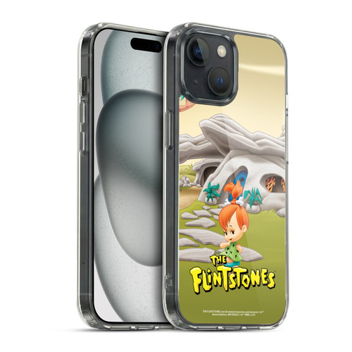 The Flintstones Characters Pebbles Flintstones Soft Gel Case for Apple iPhone 15 & MagSafe