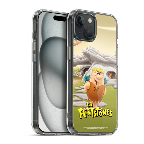 The Flintstones Characters Barney Rubble Soft Gel Case for Apple iPhone 15 Plus & MagSafe
