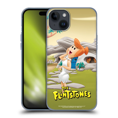 The Flintstones Characters Wilma Flintstones Soft Gel Case for Apple iPhone 15 Plus