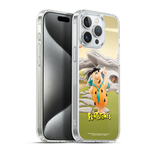 The Flintstones Characters Fred Flintstones Soft Gel Case for Apple iPhone 15 Pro Max & MagSafe