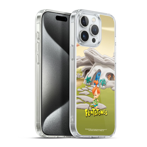 The Flintstones Characters Pebbles Flintstones Soft Gel Case for Apple iPhone 15 Pro Max & MagSafe