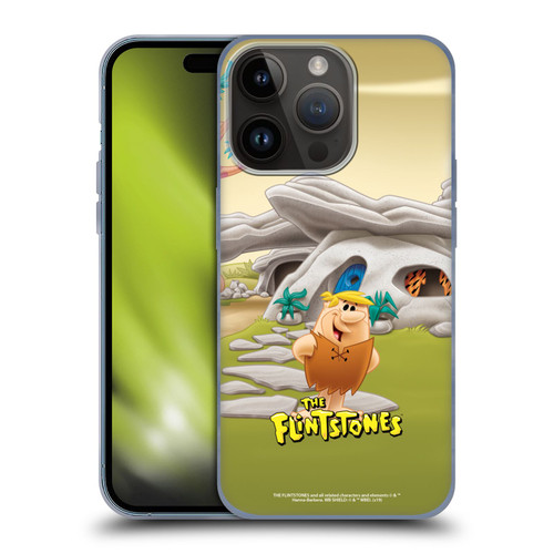 The Flintstones Characters Barney Rubble Soft Gel Case for Apple iPhone 15 Pro