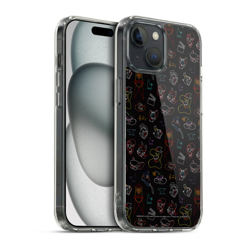 Animaniacs Graphics Pattern Soft Gel Case for Apple iPhone 15 & MagSafe