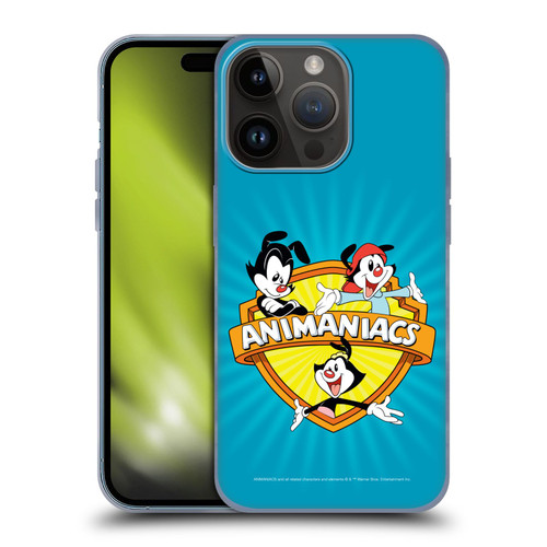 Animaniacs Graphics Logo Soft Gel Case for Apple iPhone 15 Pro