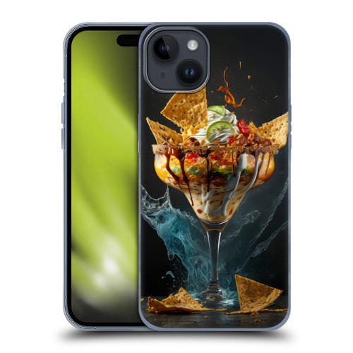Spacescapes Cocktails Nacho Martini Soft Gel Case for Apple iPhone 15 Plus