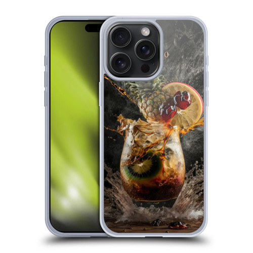 Spacescapes Cocktails Exploding Mai Tai Soft Gel Case for Apple iPhone 15 Pro Max