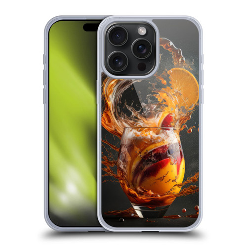 Spacescapes Cocktails Modern Twist, Hurricane Soft Gel Case for Apple iPhone 15 Pro Max