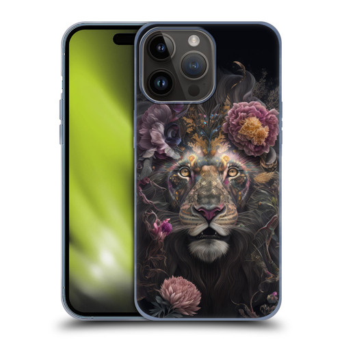 Spacescapes Floral Lions Pride Soft Gel Case for Apple iPhone 15 Pro Max