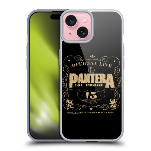 Pantera Art 101 Proof Soft Gel Case for Apple iPhone 15