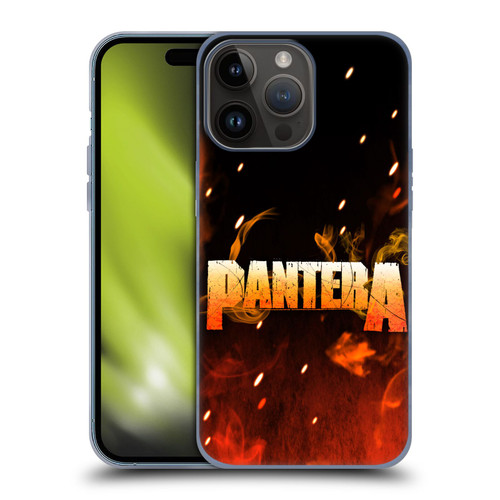 Pantera Art Fire Soft Gel Case for Apple iPhone 15 Pro Max
