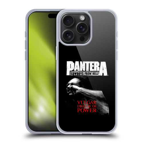 Pantera Art Vulgar Soft Gel Case for Apple iPhone 15 Pro Max