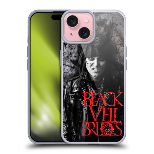 Black Veil Brides Band Members Ashley Soft Gel Case for Apple iPhone 15