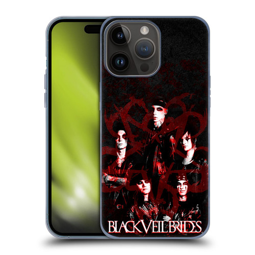 Black Veil Brides Band Members Group Soft Gel Case for Apple iPhone 15 Pro Max