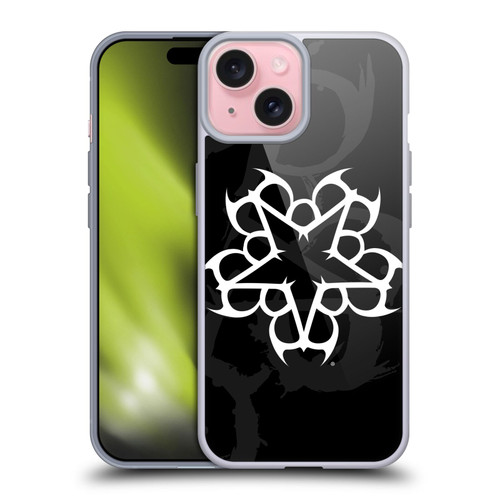 Black Veil Brides Band Art Logo Soft Gel Case for Apple iPhone 15
