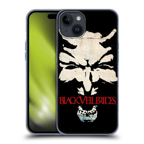 Black Veil Brides Band Art Devil Art Soft Gel Case for Apple iPhone 15 Plus