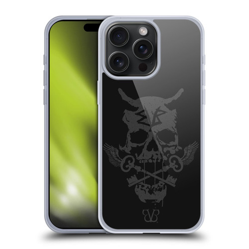 Black Veil Brides Band Art Skull Keys Soft Gel Case for Apple iPhone 15 Pro Max