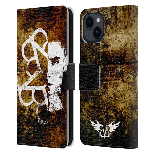 Black Veil Brides Band Art Andy Leather Book Wallet Case Cover For Apple iPhone 15