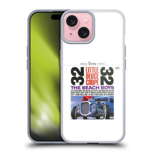 The Beach Boys Album Cover Art Little Deuce Coupe Soft Gel Case for Apple iPhone 15