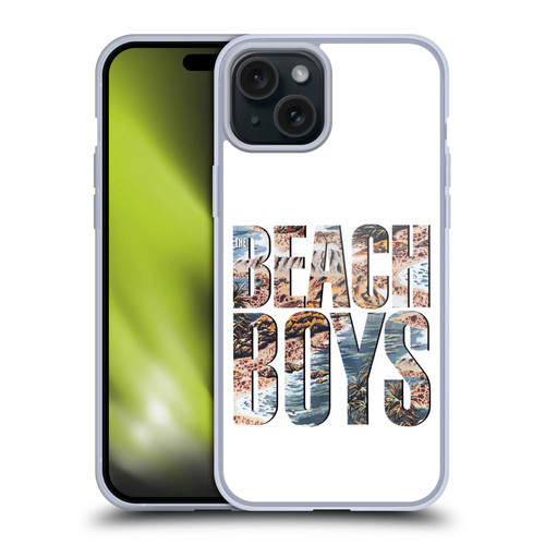 The Beach Boys Album Cover Art 1985 Logo Soft Gel Case for Apple iPhone 15 Plus