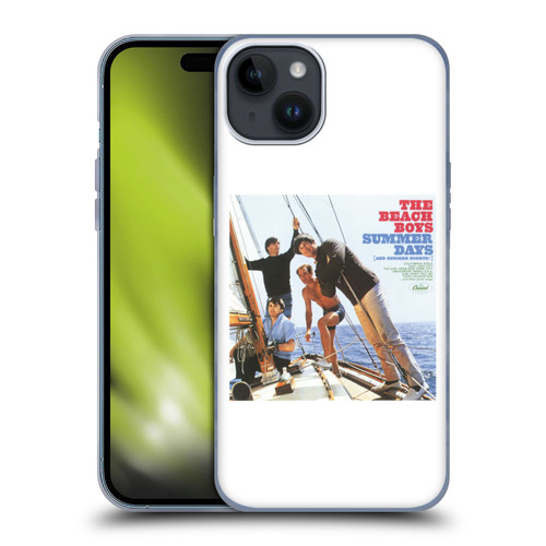 The Beach Boys Album Cover Art Summer Days and Nights Soft Gel Case for Apple iPhone 15 Plus